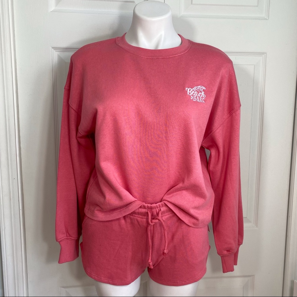 Hippie Rose Sweatshirt & Short Set